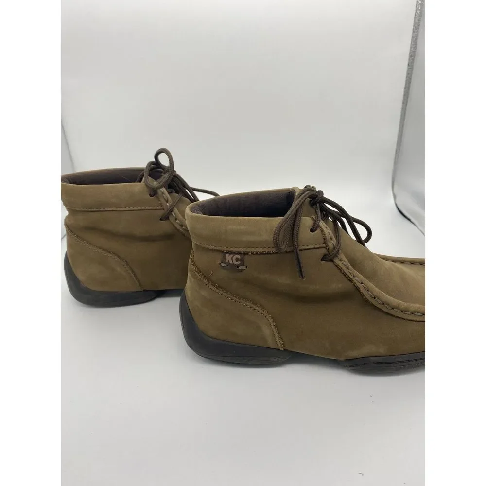 Kenneth Cole Reaction Driving Dawson Dark Brown Leather‎ Shoe/Boot Size 1